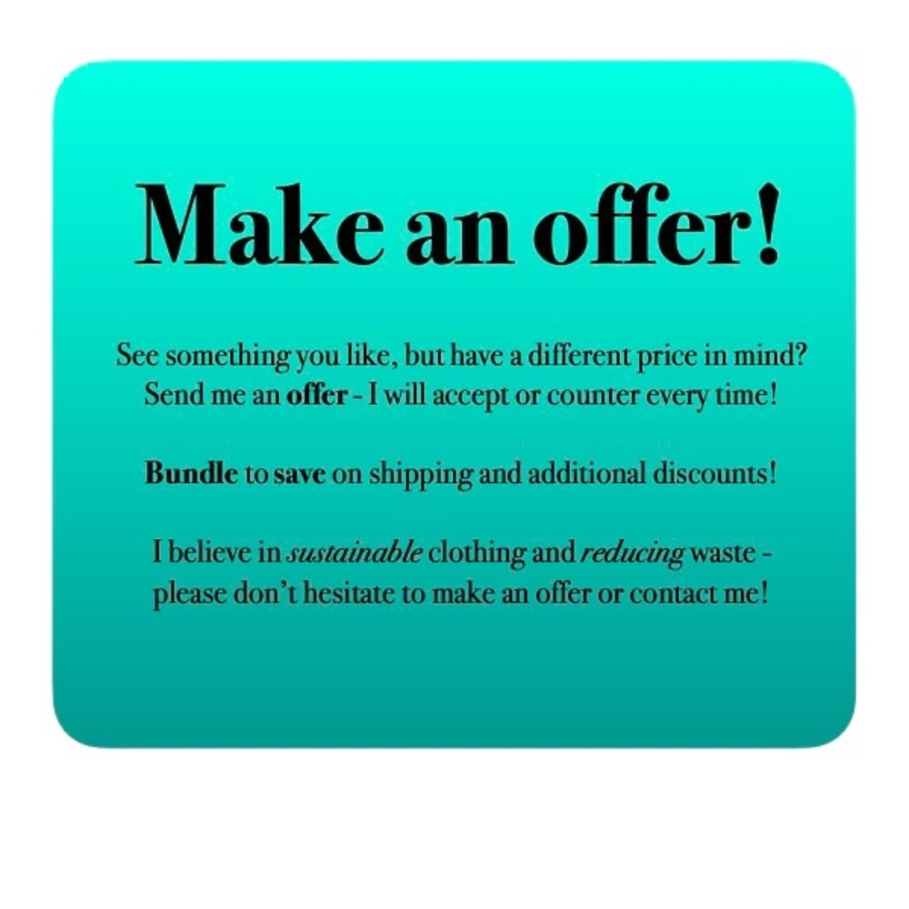 Make an offer!